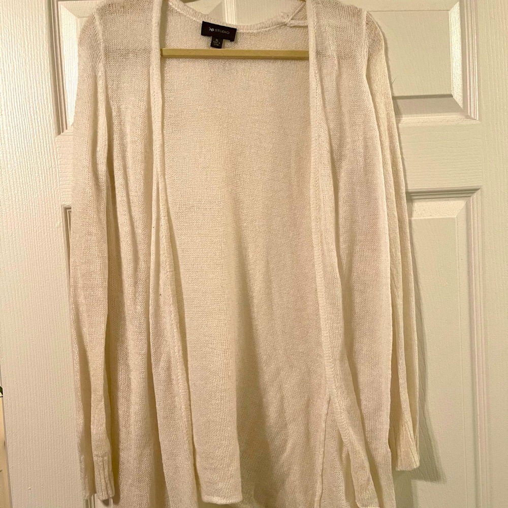 Lightly used cream cardigan